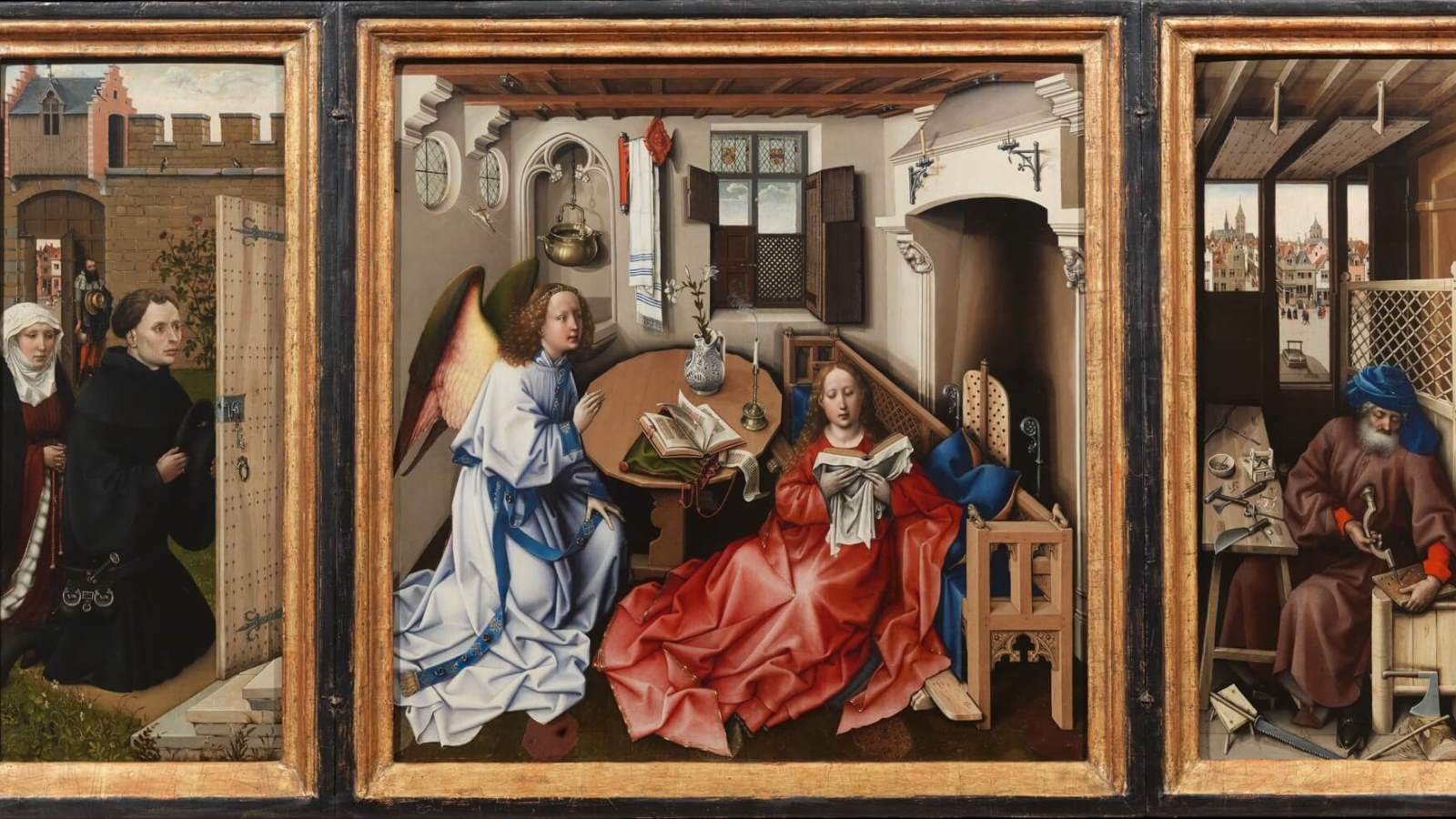 Painting Of The Week The Merode Altarpiece By Robert Campin