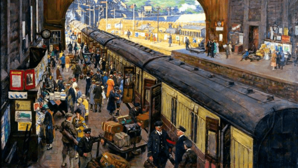 Fabulous Railway Station Paintings From The Golden Age Of Train Travel   The Terminus Penzance Station Cornwall By Stanhope Alexander Forbes Cover 1024x576 