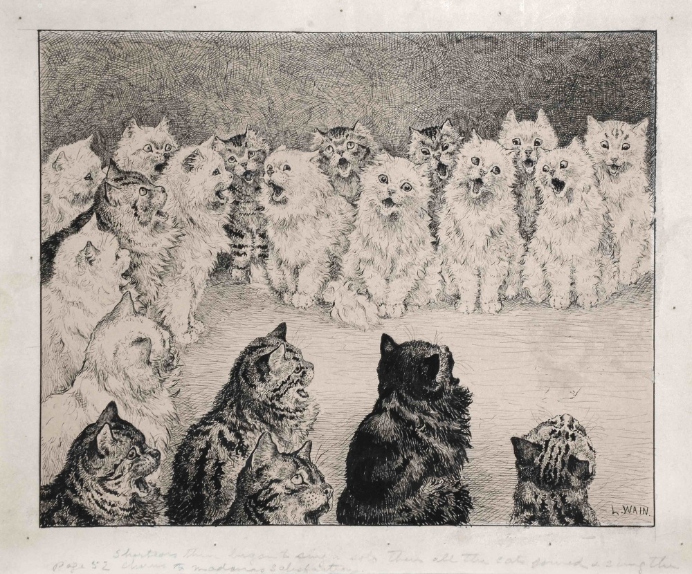 Louis Wain and His Weird Cats Art & Living