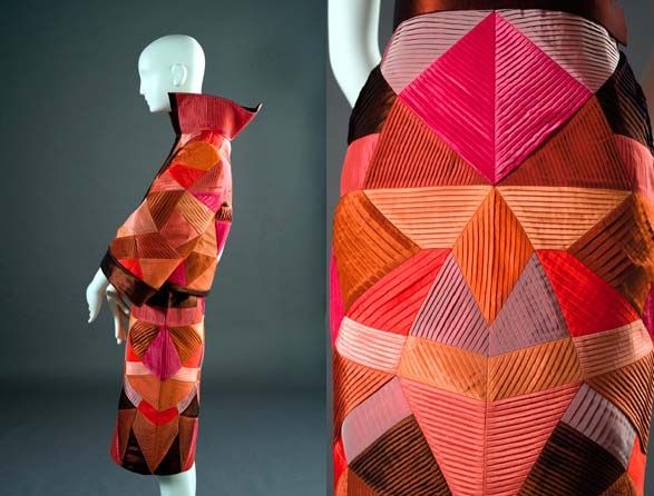 Fashion inspired by Futurists Missoni dress inspired by Fortunato Depero. Source: Pinterest.