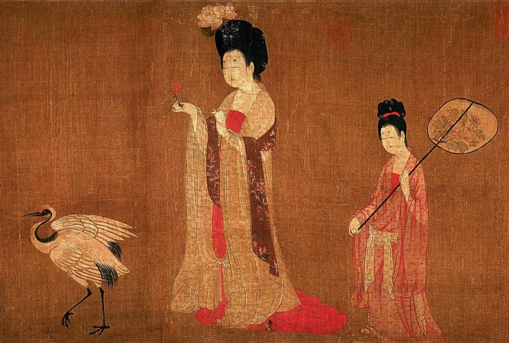 3.Zhou Fang Court Ladies Adorning Their Hair With Flowers 8th Century Liaoning Provincial Museum Shenyang China. Lut2 1 1024x689 