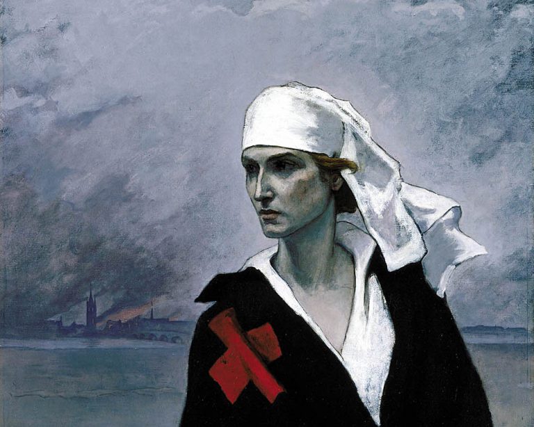 ida rubinstein romaine brooks: Romaine Brooks, La France Croisée, 1914, Smithsonian American Art Museum, Washington, DC, USA. Detail.
