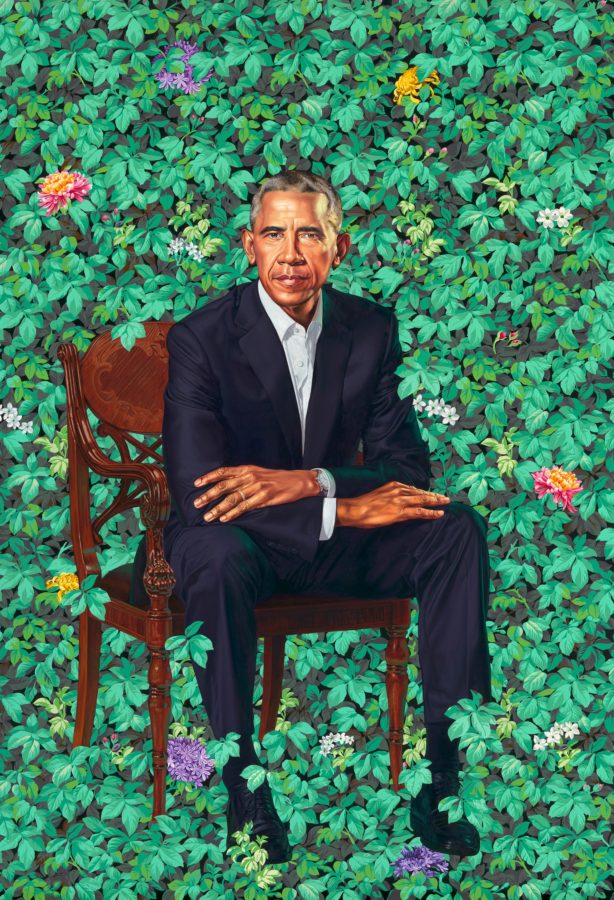 Black Artists quiz: Portrait of Barack Obama, 2018, National Portrait Gallery, Washington, DC, USA.