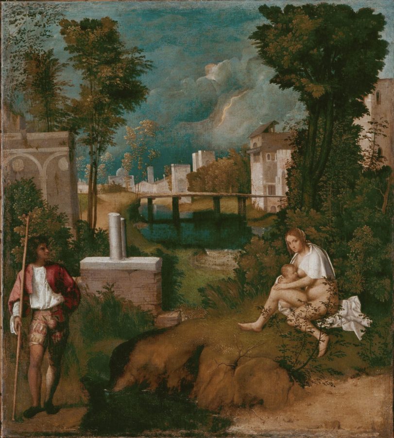 Venetian Renaissance: Giorgione, The Tempest, 1506–1508, Gallerie dell’Accademia, Venice, Italy.
