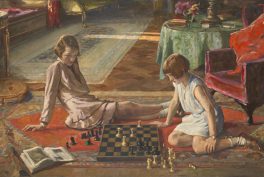 Sir John Lavery, The Chess Players, 1929, Tate Gallery, London, United Kingdom