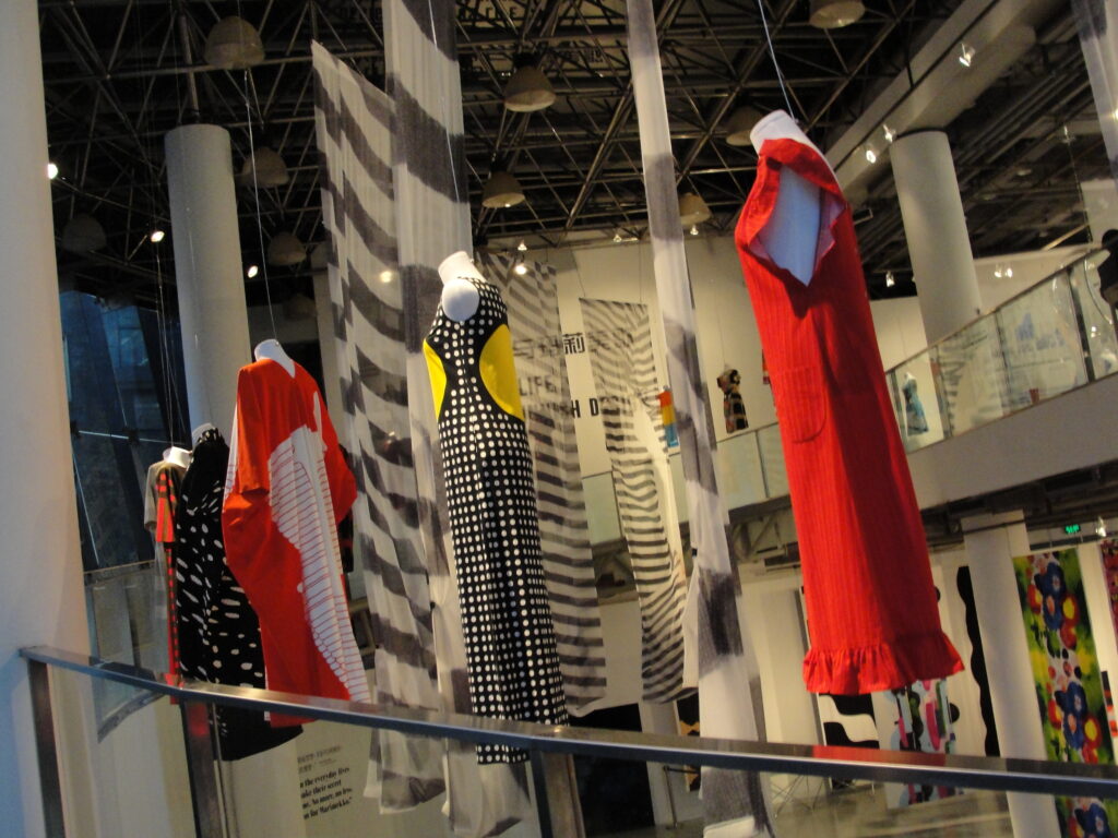 Chinese museums: Marimekko Exhibition, 2012, Museum of Contemporary Art Shanghai, Shanghai, China. Bevsville.
