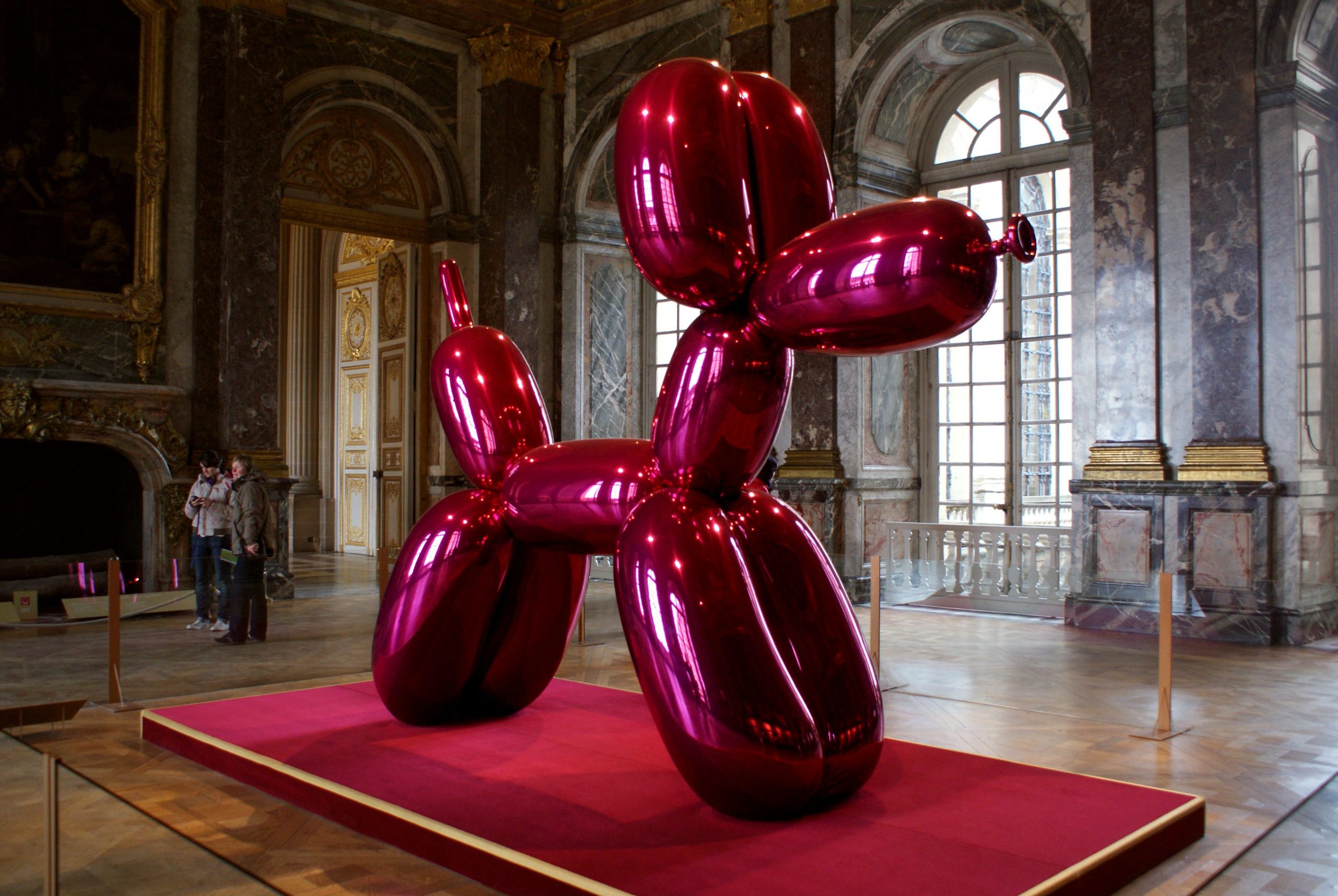 Jeff Koons Balloon Dog Painting