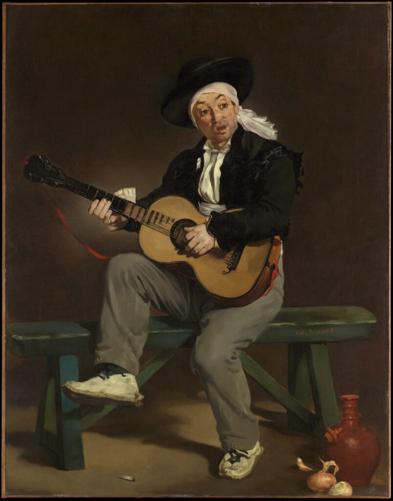 Édouard Manet: Édouard Manet, The Spanish Singer, 1860, The Metropolitan Museum of Art, New York, NY, USA.
