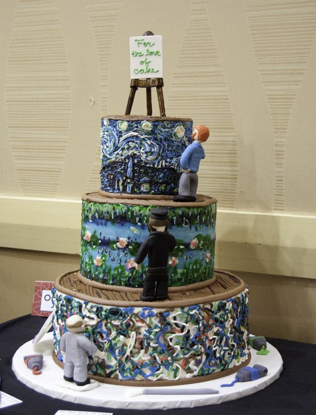 Fine Art Cake — Birthday Cakes | Cake art, Artist cake, Painted cakes