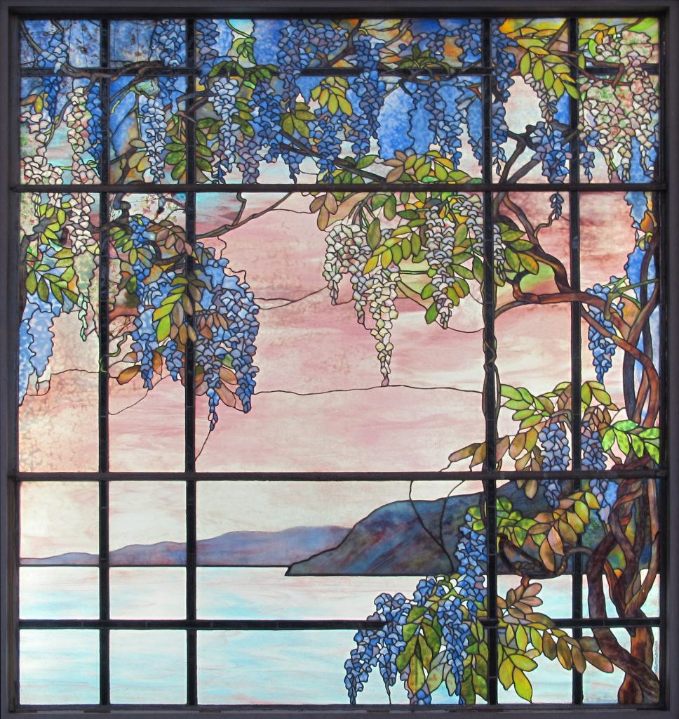 Stained Glass Art Nouveau by Louis Comfort Tiffany Poster