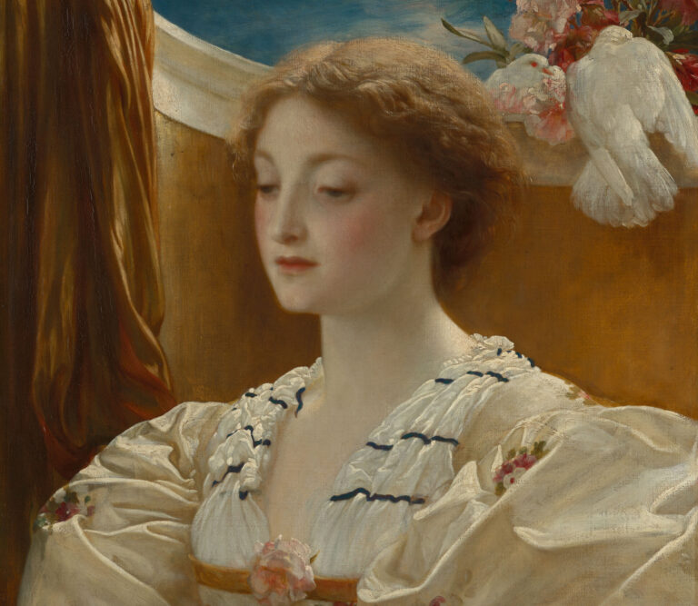 dorothy dene: Frederic Leighton, Bianca, 1862, Royal National Trust, London, UK. Detail.
