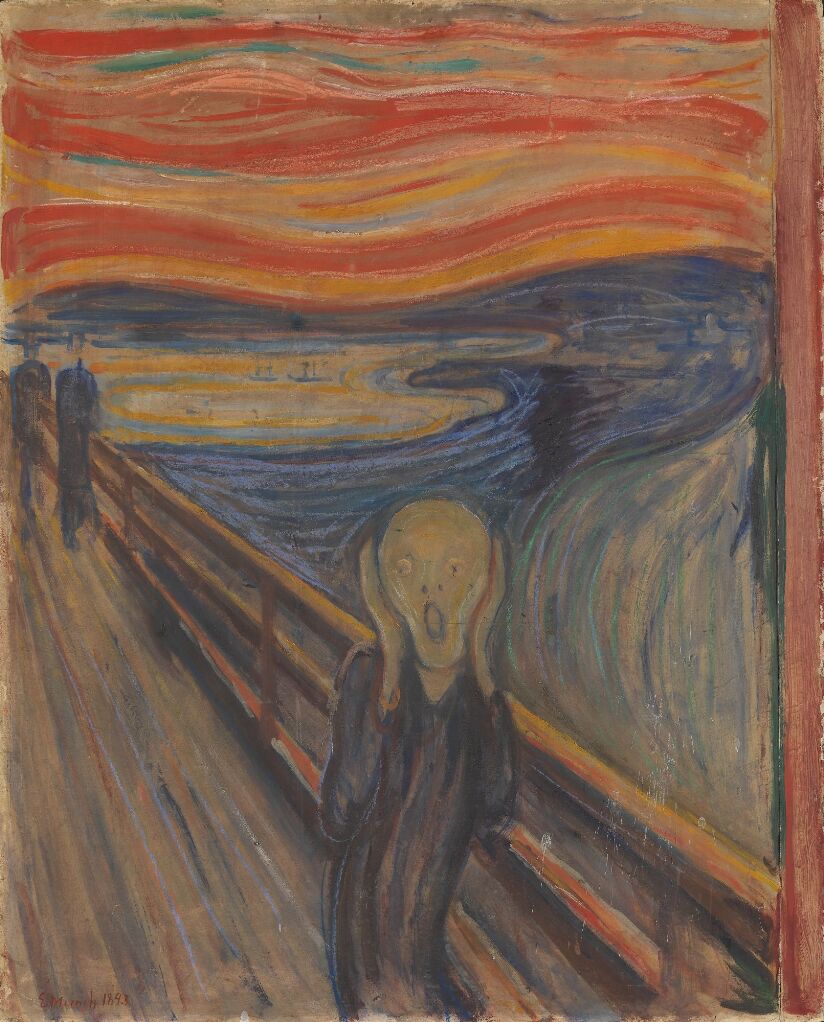 Elinborg Lützen: Dark-Magical: Edvard Munch, The Scream, 1893, The National Museum, Oslo, Norway.
