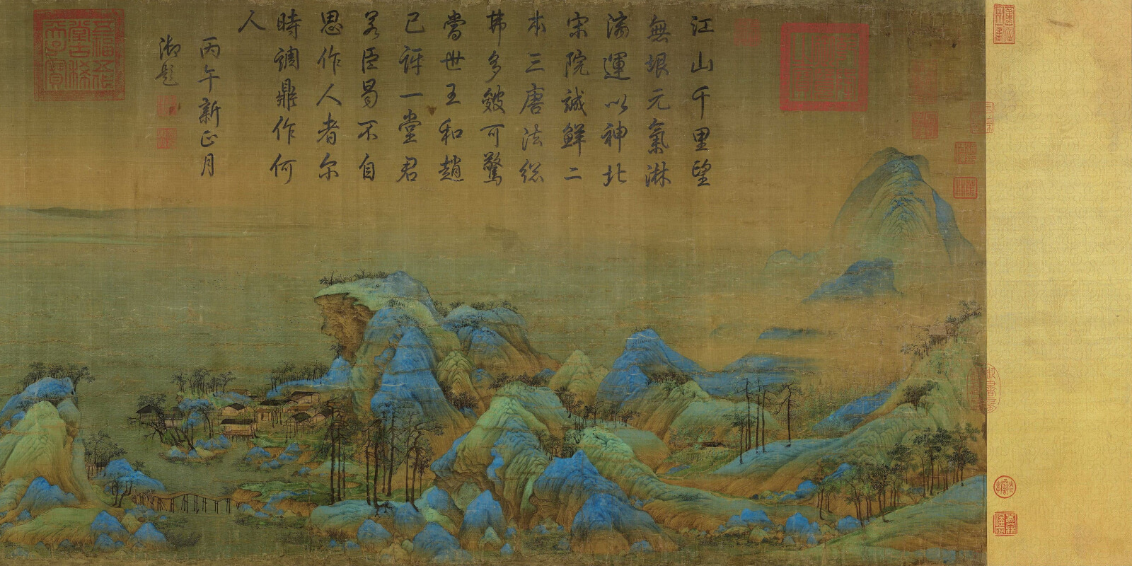 One Thousand Li of Rivers by Wang Ximeng | DailyArt Magazine