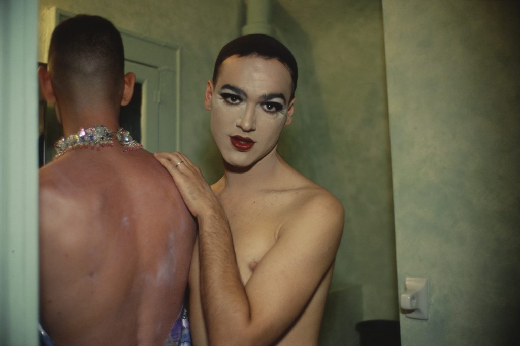 Nan Goldin This Will Not End Well: Nan Goldin, Jimmy Paulette and Tabboo! in the bathroom, NYC, 1991. © Nan Goldin. Stedelijk Museum, Amsterdam, Netherlands.
