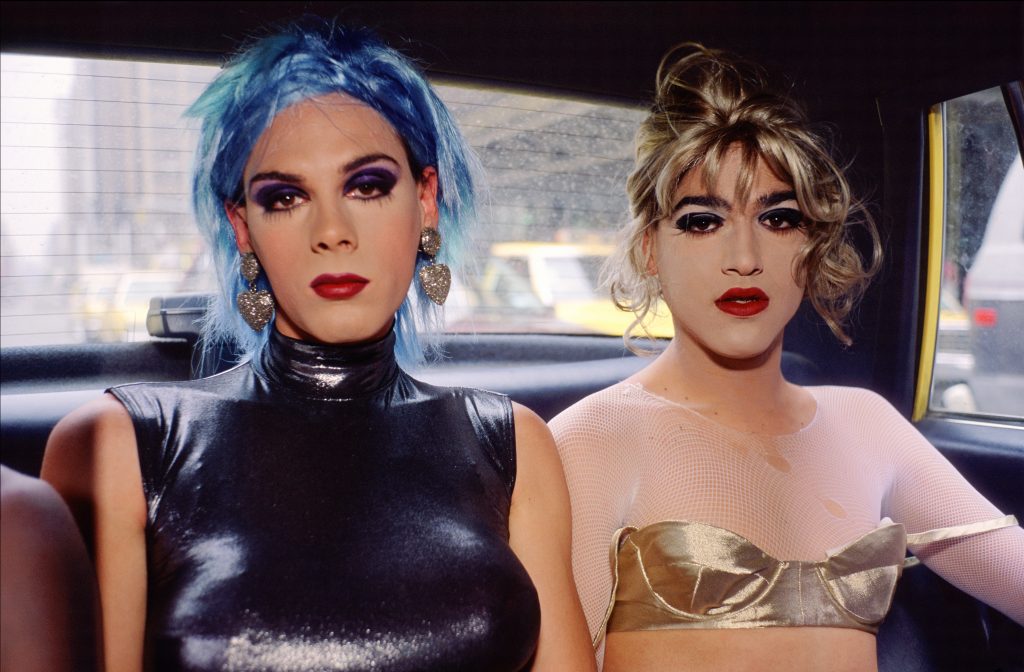 Nan Goldin This Will Not End Well: Nan Goldin, Misty and Jimmy Paulette in a taxi, NYC, 1991. © Nan Goldin. Stedelijk Museum, Amsterdam, Netherlands.
