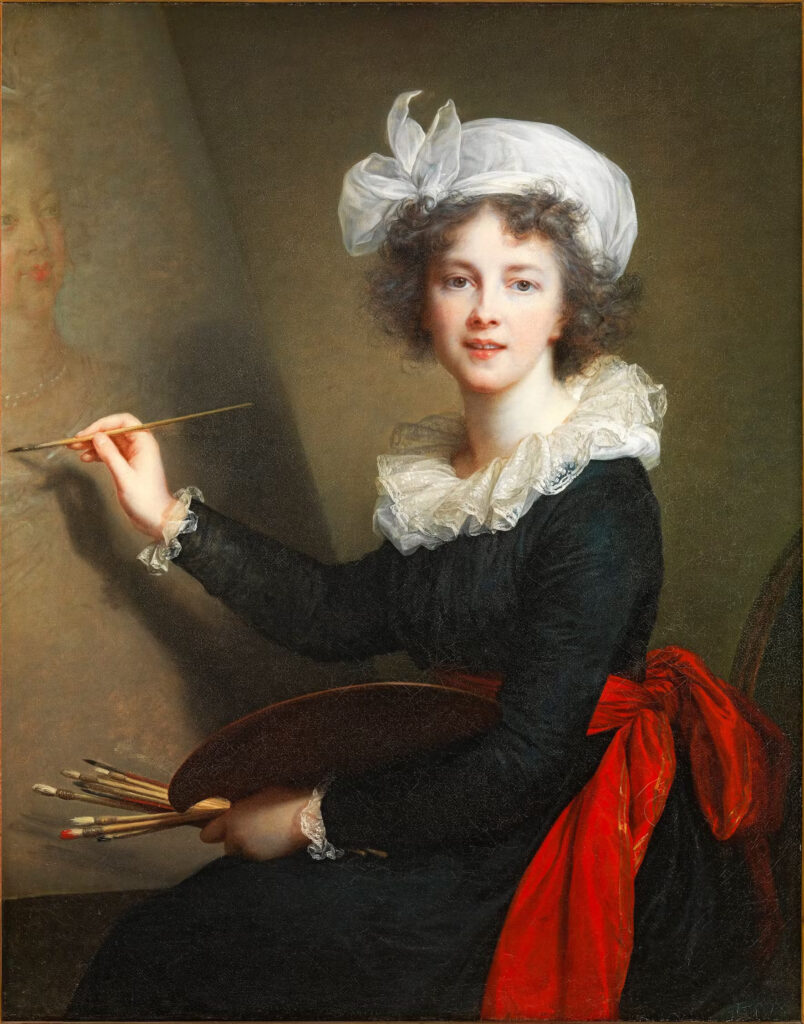 elisabeth vigee lebrun: Élisabeth Vigée Le Brun, Self-Portrait, 1790, Uffizi, Florence, Italy.
