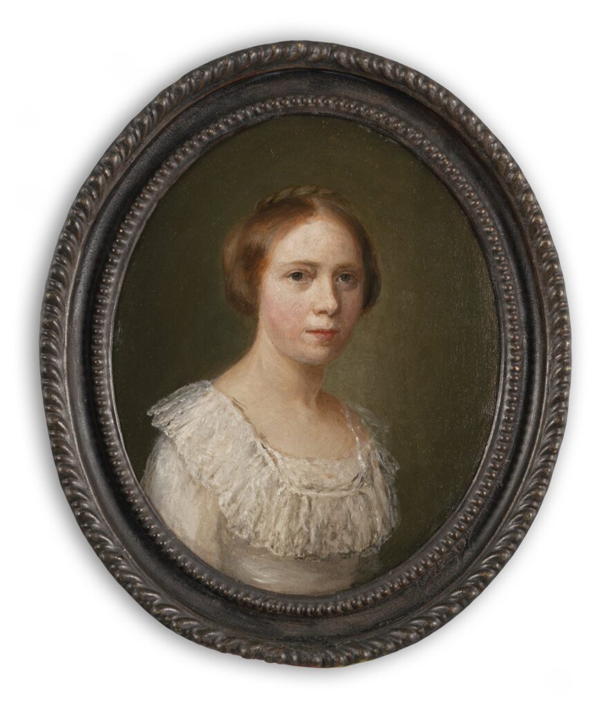 Caroline von der Embde: Emilie von der Embde, Self-Portrait, 1852, Kassel City Museum, Germany.

