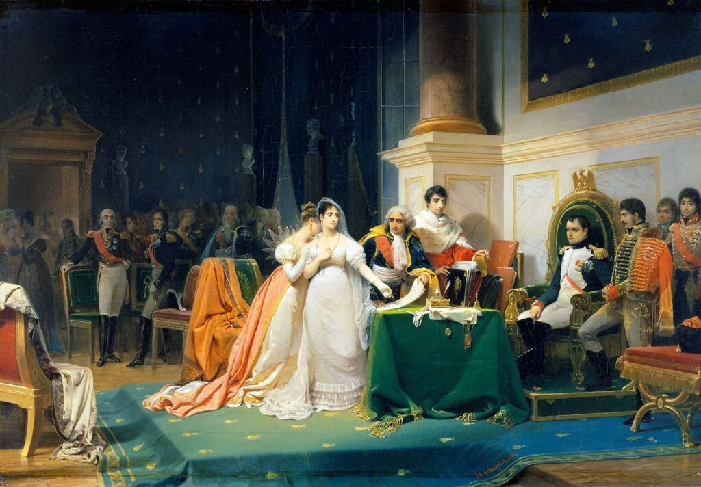 Joséphine: Henri Frédéric Schopin, The Divorce of the Empress Josephine, ca. 1843. The Wallace Collection, London, UK.
