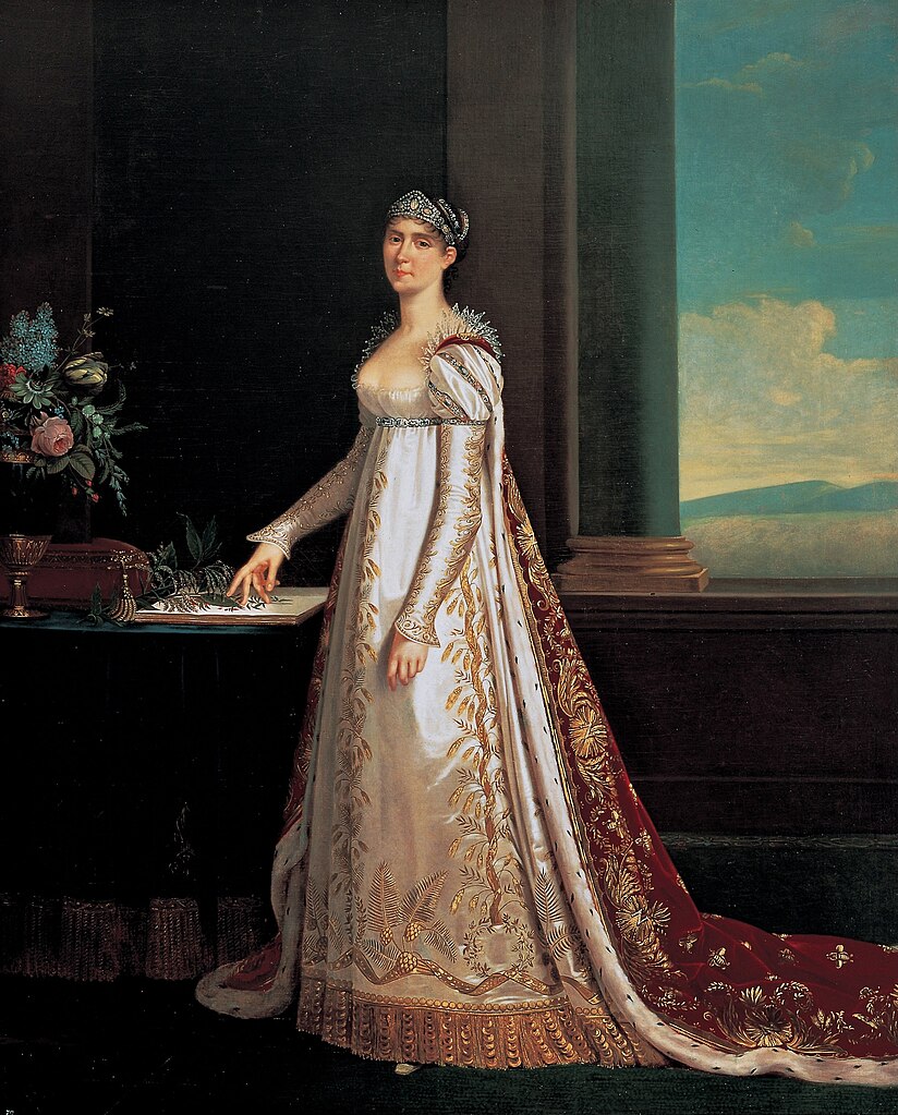 Joséphine: Robert Lefèvre, Portrait of Joséphine de Beauharnais, ca. 1805, Napoleonic Museum, Rome, Italy. Wikimedia Commons (public domain).
