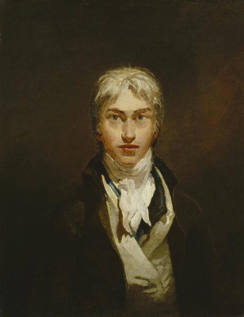 Fighting Temeraire: J. M. W. Turner, Self-Portrait, ca 1799, Tate Britain, London, UK.
