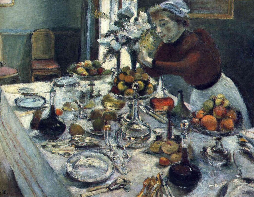 Henri Matisse: Henri Matisse, The Dinner Table, 1897, private collection.
