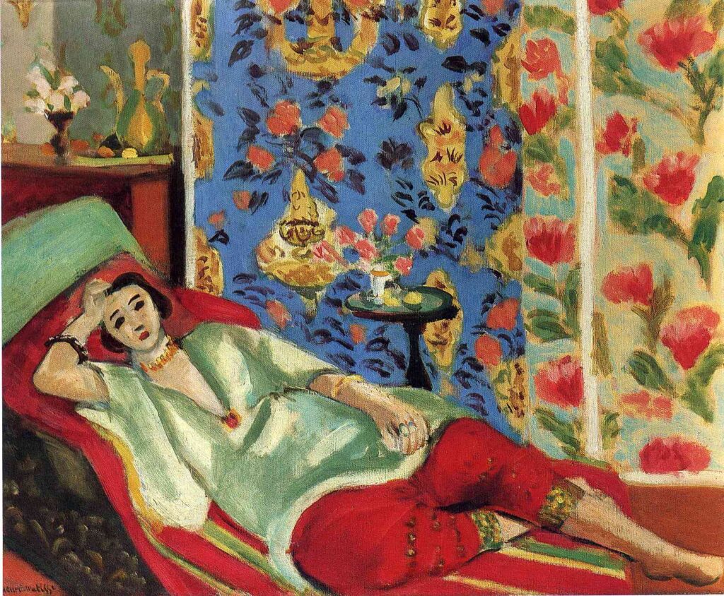 Henri Matisse: Henri Matisse, Odalisque in Red Trousers, 1924–1925, Musée de l’Orangerie, Paris, France.
