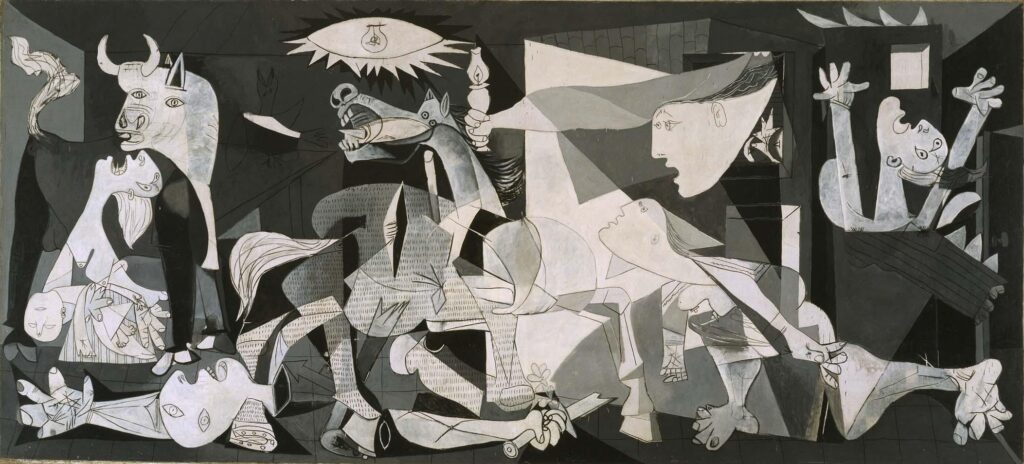 Where Are These Masterpieces quiz: Pablo Picasso, Guernica, 1937.