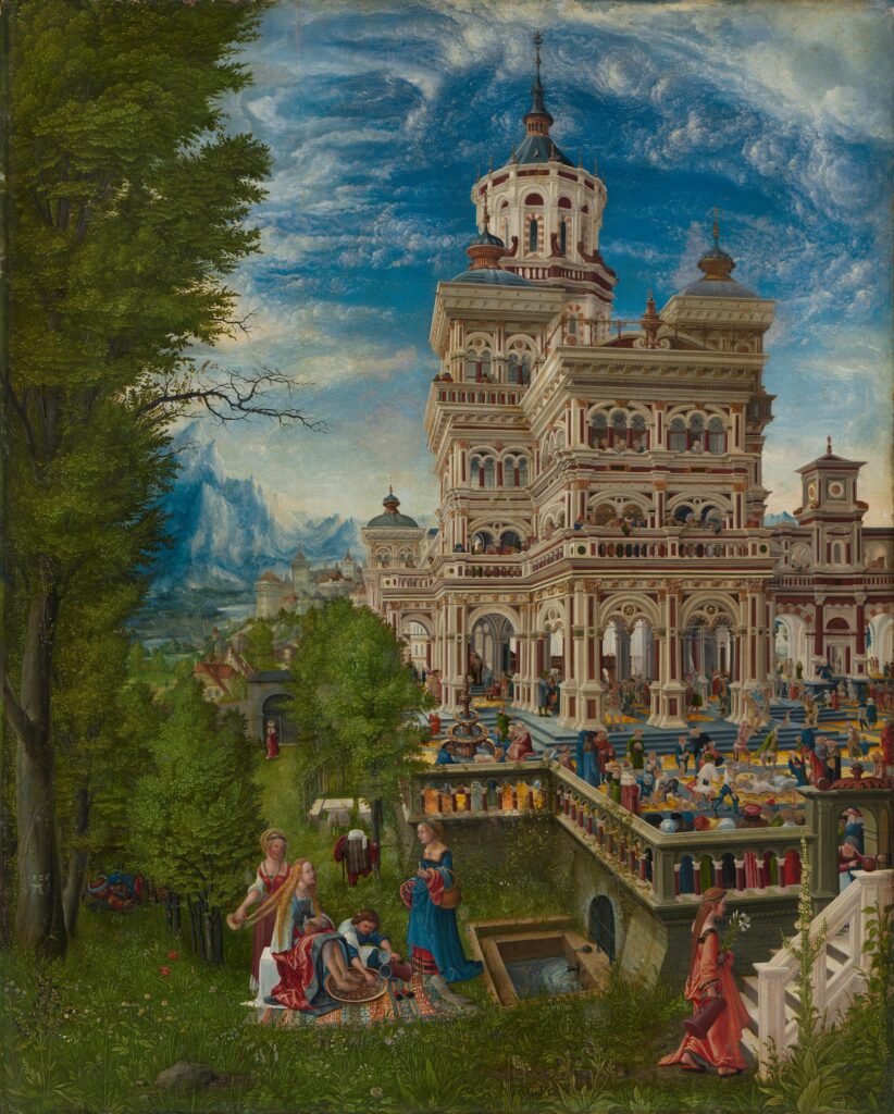 alte pinakothek: Albrecht Altdorfer, Susanna and the Elders, 1526, Bayerische Staatsgemäldesammlungen – Alte Pinakothek, Munich, Germany.

