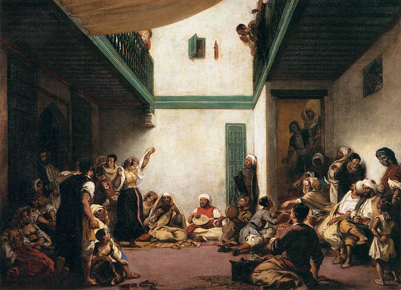 delacroix: Eugène Delacroix, Jewish Wedding in Morocco, c. 1839, Louvre, Paris, France.
