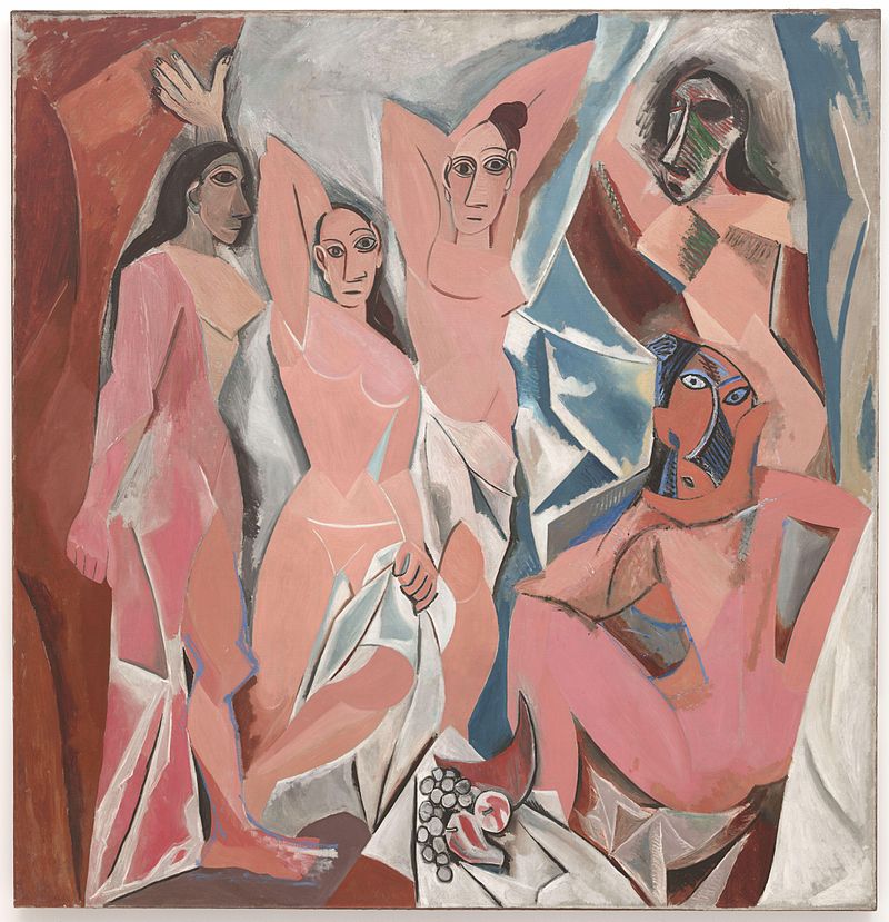 Jacqueline Marval: Pablo Picasso, Les Demoiselles d’Avignon, 1907, Museum of Modern Art, New York, NY, USA. Detail. © 2023 Estate of Pablo Picasso / Artists Rights Society (ARS), New York.
