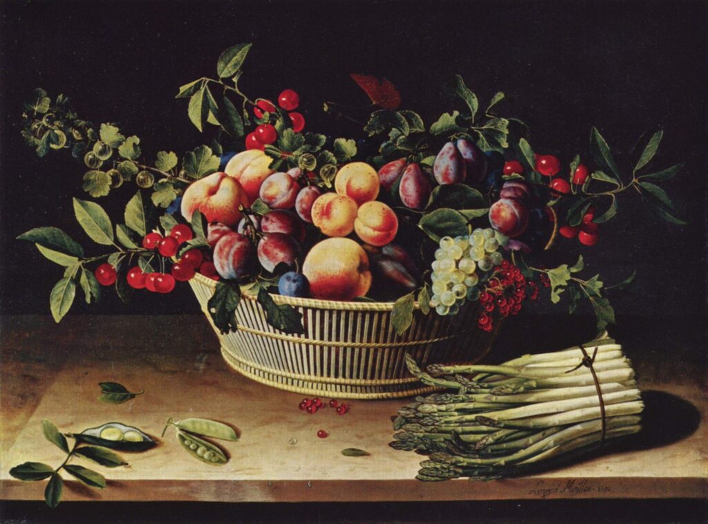 Making Her Mark: Louise Moillon, Still Life with a Basket of Fruit and a Bunch of Asparagus, 1630, Art Institute of Chicago, Chicago, IL, USA.
