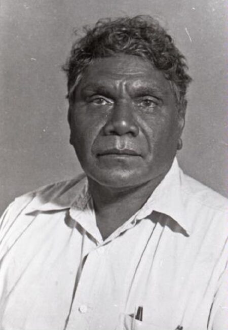 Australian artists: Portrait of Albert Namatjira, 1950, Library & Archives NT, Darwin City/Alice Springs, Australia. Wikimedia Commons (public domain).
