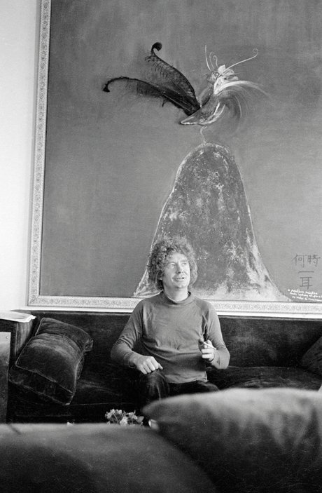 Australian artists: Photograph of Brett Whiteley, c. 1970s, National Art Archive, Art Gallery of New South Wales, donated through the Australian Government’s Cultural Gifts Program by Louise Walker 2008, Photo: Robert Walker © Estate of Robert Walker.

