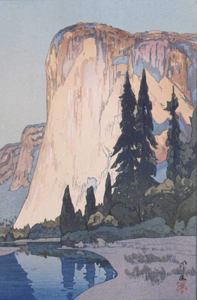 Yoshida: Hiroshi Yoshida, El Capitan, 1925. Courtesy of Fukuoka Art Museum.
