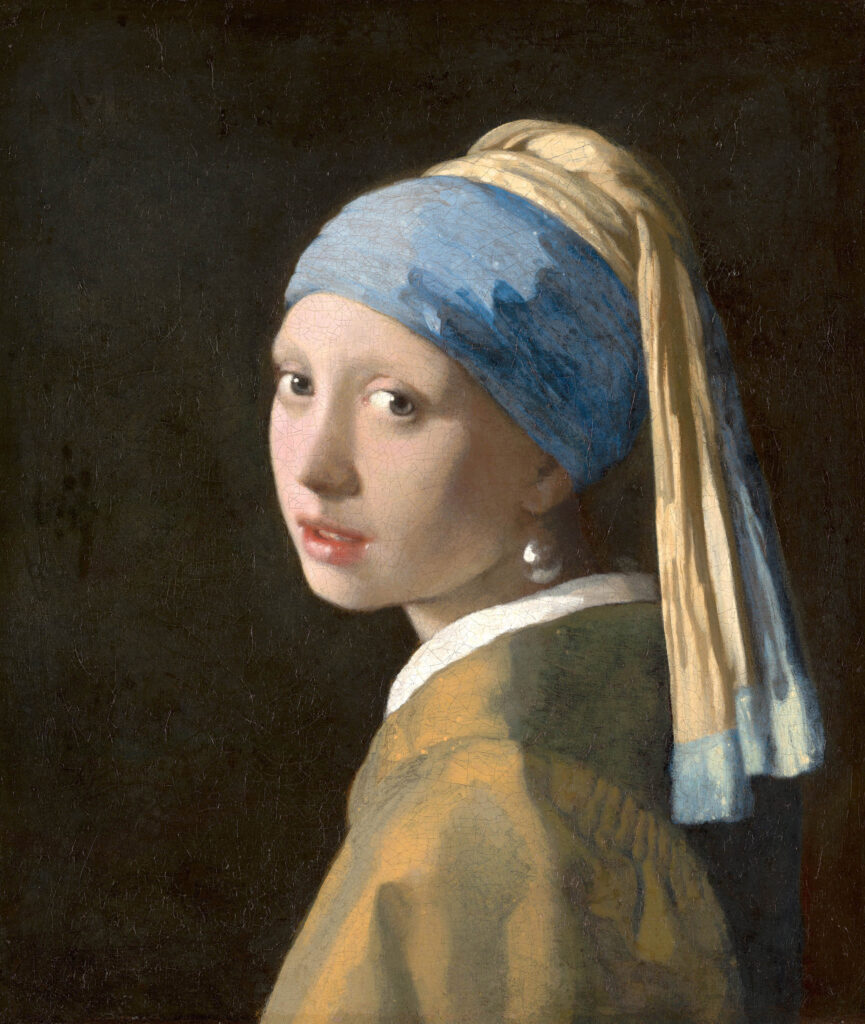 quiz girl with a pearl earring: Johannes Vermeer, Girl With a Pearl Earring, c. 1665.