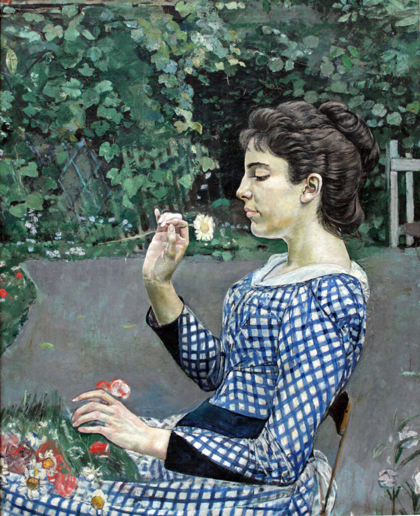 Ferdinand Hodler: Ferdinand Hodler, Portrait of Hélène Weiglé, 1888, Städel, Frankfurt, Germany.
