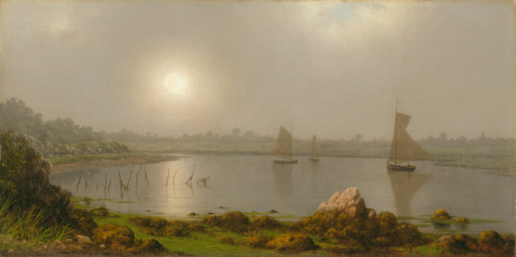 Clouds in Art: Martin Johnson Heade, York Harbor, Coast of Maine, 1877, The Art Institute of Chicago, Chicago, IL, USA.
