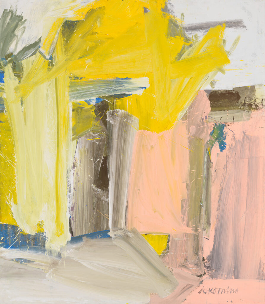 willem de kooning: Willem de Kooning, Door to the River, 1960, oil on linen, 80 1/8 in x 70 1/8 in, Whitney Museum, New York City, NY, USA.
