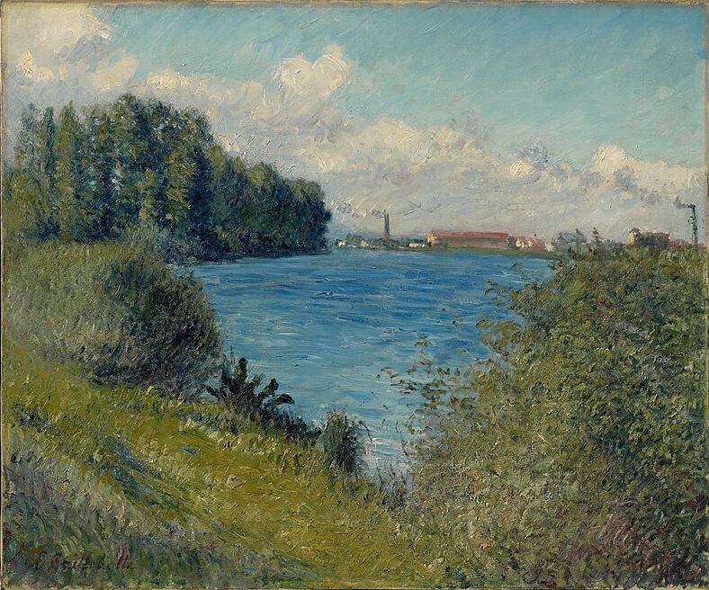 gustave caillebotte: Gustave Caillebotte, The Seine at Argenteuil, c. 1892, Clark Art Institute, Williamstown, MA, USA.
