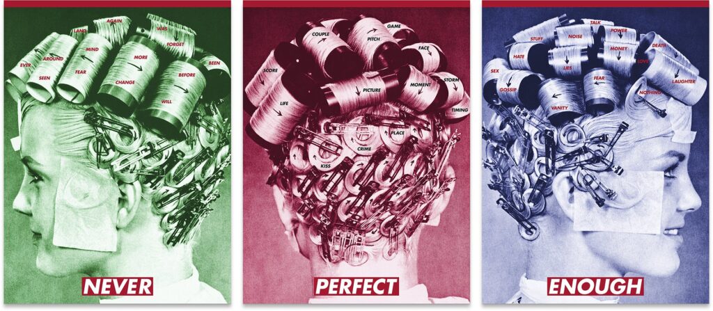 Barbara Kruger: Barbara Kruger, Untitled (Never Perfect Enough), 2020. Musée Magazine.
