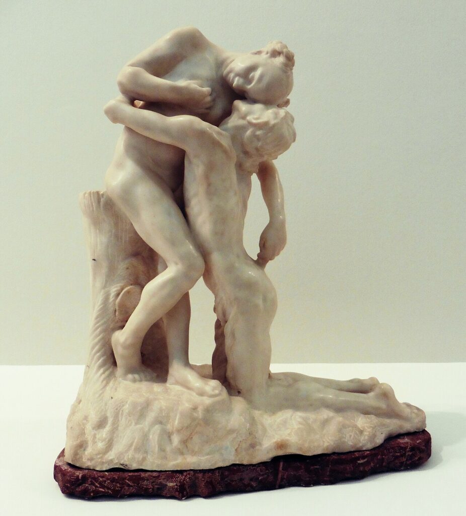 Camille Claudel Sculptures: Camille Claudel, Vertumnus and Pomona, 1905, Musée Rodin, Paris, France.
