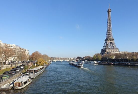 France UNESCO: Eiffel Tower and Pont d’Iéna, Paris, France. Photograph by Guilhem Vellut via Wikimedia Commons (CC BY 2.0).
