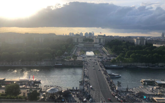 France UNESCO: View of Banks of the Seine, Paris, France. Photograph by the author, 2019.
