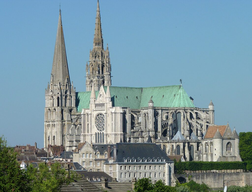 France UNESCO: Chartres Cathedral, Chartres, France. Photograph by Olvr via Wikimedia Commons (CC-BY-SA 3.0).
