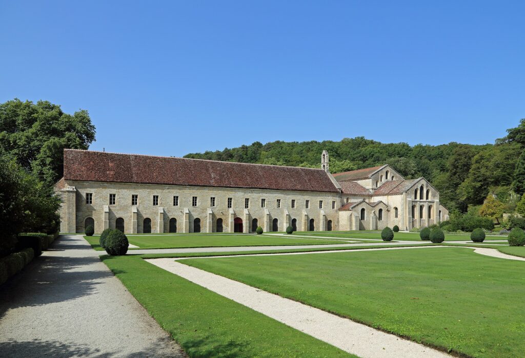 France UNESCO: Abbey of Fontenay, Marmagne, France. Photograph by Marc Ryckaert via Wikimedia Commons (CC-BY-SA-4.0).
