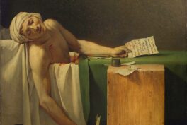 Jacques Louis David, Death of Marat, 1793, Royal Museums of Fine Arts of Belgium, Brussels, Belgium