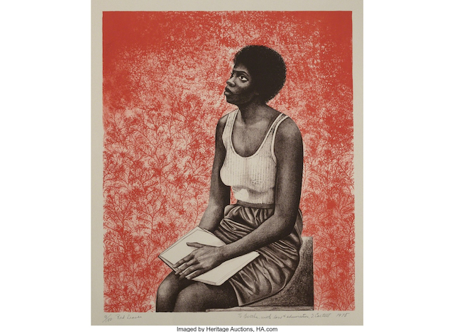 elizabeth catlett: Elizabeth Catlett, Red Leaves, 1978, private collection.
