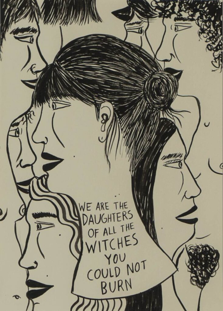 Witch hunts: Alejandra Hernández, Witches, 2018, Galeria Laveronica, Modica, Italy.
