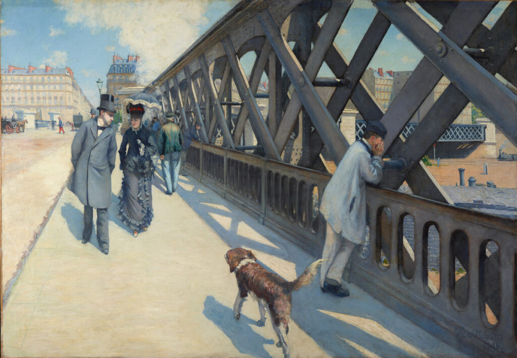 gustave caillebotte: Gustave Caillebotte, Pont de l’Europe, 1876, Musée du Petit Palais, Geneva, Switzerland.
 
