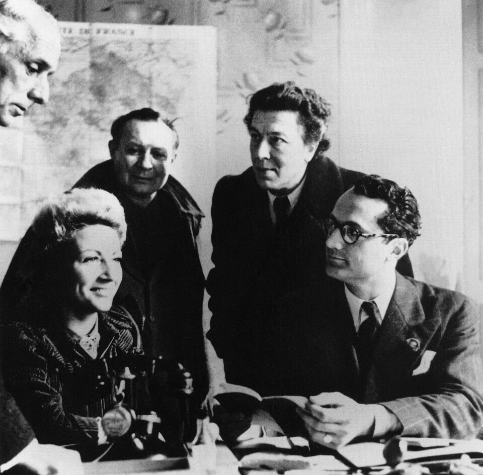 Varian Fry: Jacqueline, André Masson, André Breton, and Varian Fry. Photo: Fonds André Breton et Jacqueline Lamba.
